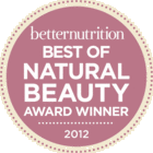 2012 Better Nutrition Best Of Natural Beauty Award Winner
