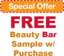 Free Beauty Bar sample with purchase