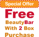 Free Beauty Bar with 2 Box Purchase