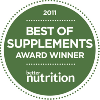 2011 Better Nutrition Best Of Supplements Award Winner