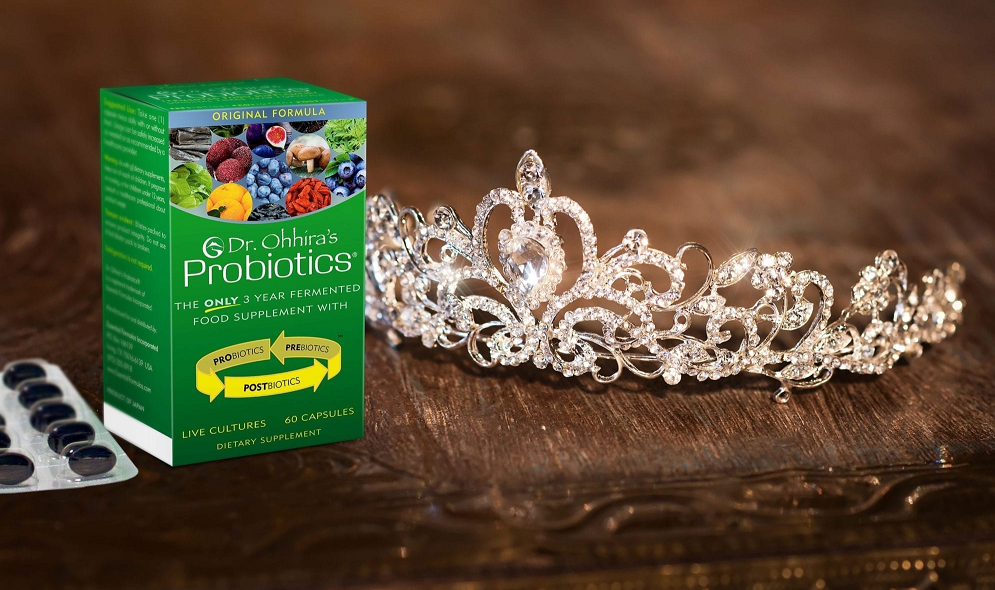 probiotics and a tiara